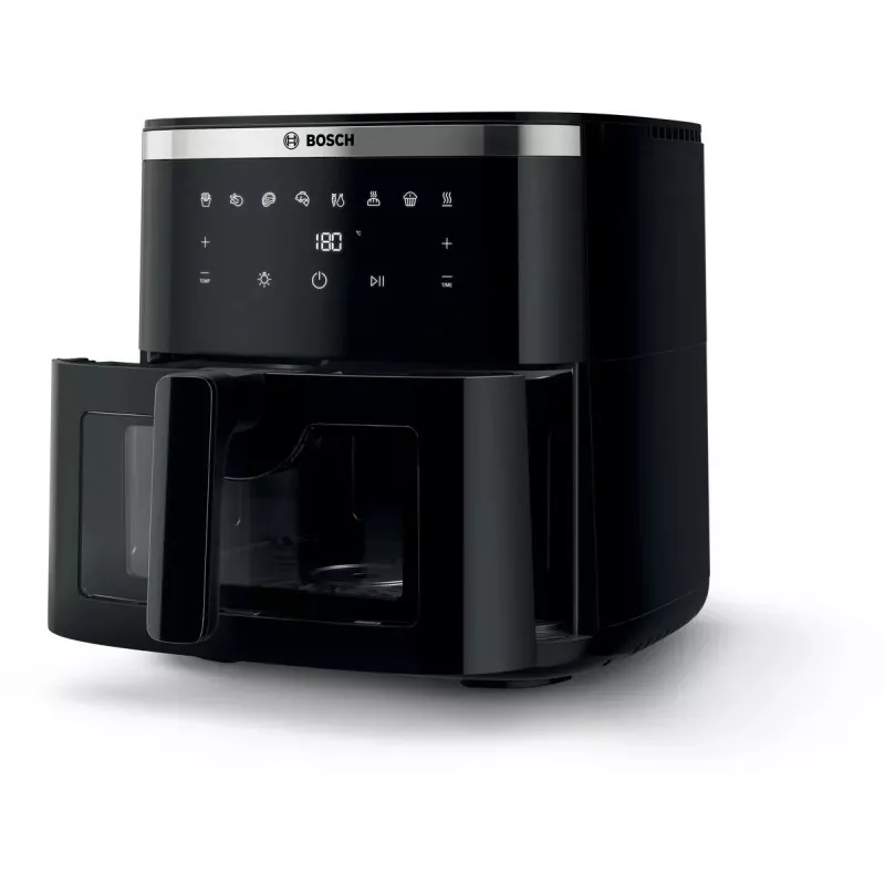 Bosch Serie 6 MAFS2671B fritieris Viena 7,2 L Brīvi stāvošs 1800 W Karstā gaisa fritieris Melns