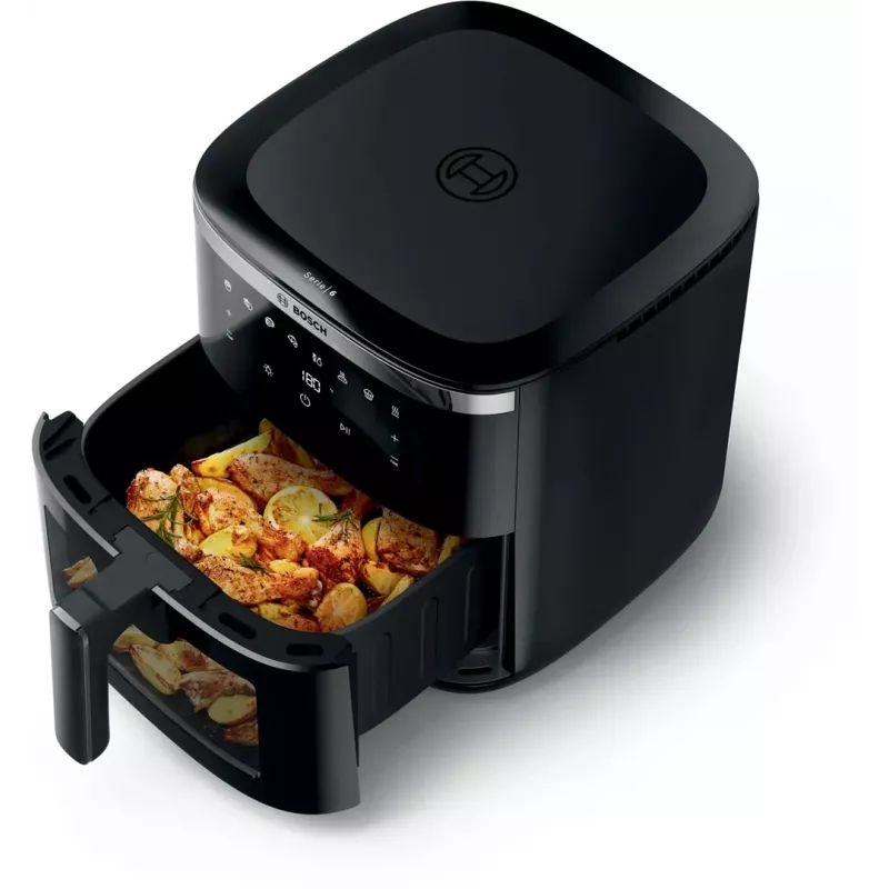 Bosch Serie 6 MAFS2671B fritieris Viena 7,2 L Brīvi stāvošs 1800 W Karstā gaisa fritieris Melns