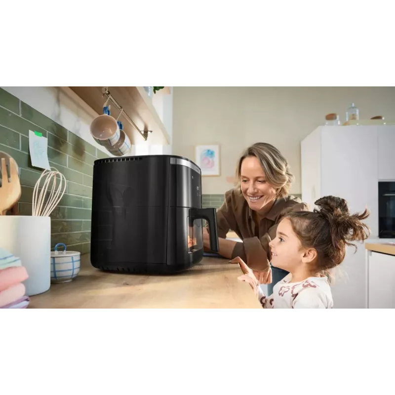 Bosch Serie 6 MAFS2671B fritieris Viena 7,2 L Brīvi stāvošs 1800 W Karstā gaisa fritieris Melns