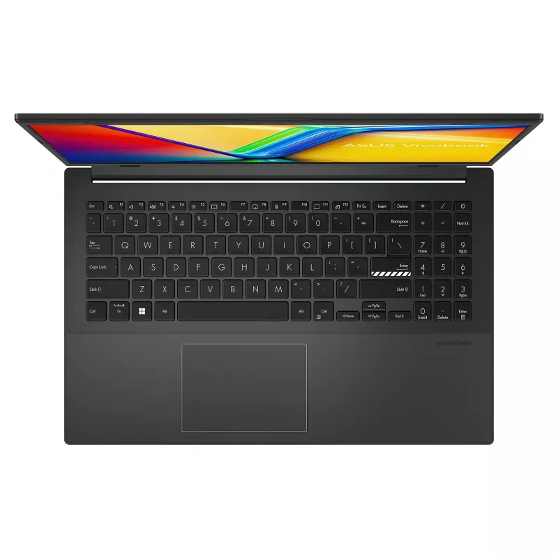 ASUS Vivobook Go 15 OLED E1504FA klēpjdators, AMD Ryzen 3 7320U, 15,6 collu Full HD, 8 GB RAM, 512 GB SSD, Windows 11 Home, melns