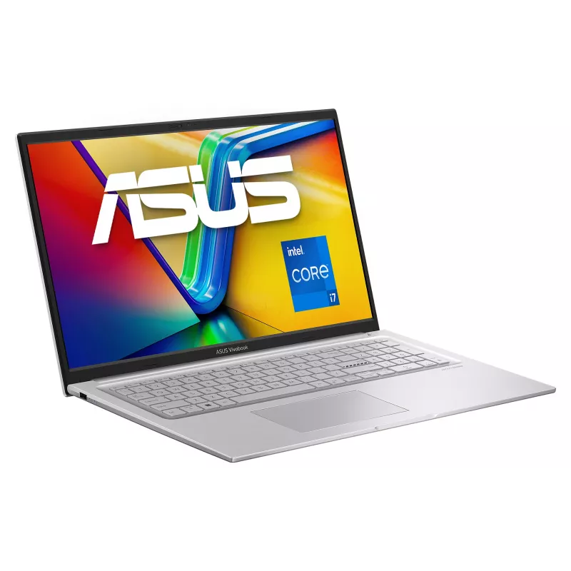 ASUS Vivobook 17 X1704VA-AU918W klēpjdators, 17,3 collu Full HD, Intel Core 7 150U, 16 GB RAM, 1 TB SSD, Windows 11 Home, sudraba
