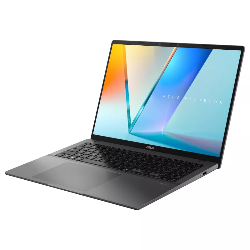 ASUS Vivobook S16 S3607VA-RP142W klēpjdators, 16 collu WUXGA, Intel Core 7 240H, 16 GB RAM, 1 TB SSD, Windows 11 Home, pelēks