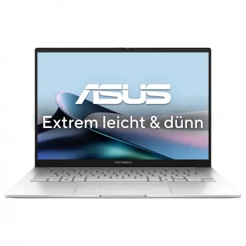ASUS Zenbook 14 OLED UX3405CA-ST775X portatīvais dators, Intel Core Ultra 9 285H, 32 GB RAM, 1 TB SSD, 14 collu WQXGA+, Windows 11 Pro, sudraba