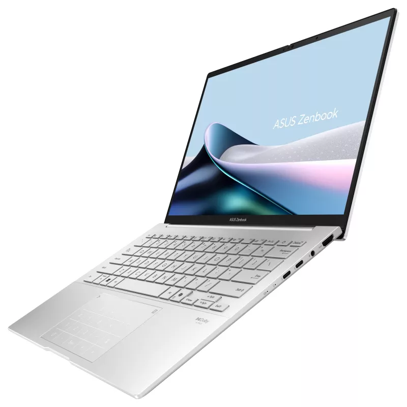 ASUS Zenbook 14 OLED UX3405CA-ST775X portatīvais dators, Intel Core Ultra 9 285H, 32 GB RAM, 1 TB SSD, 14 collu WQXGA+, Windows 11 Pro, sudraba