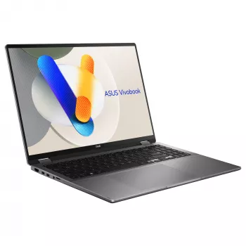 ASUS Vivobook 16 Flip TP3607SA-SI155W 2-in-1 klēpjdators, Intel Core Ultra 7 256V, 16 collas WUXGA skārienjūtīgs ekrāns, 16 GB RAM, 1 TB SSD, Windows 11 Home, pelēks