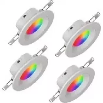 Nanoleaf Essentials Smart Downlight, 4 iepakojumā, ar Matter un Wi-Fi atbalstu
