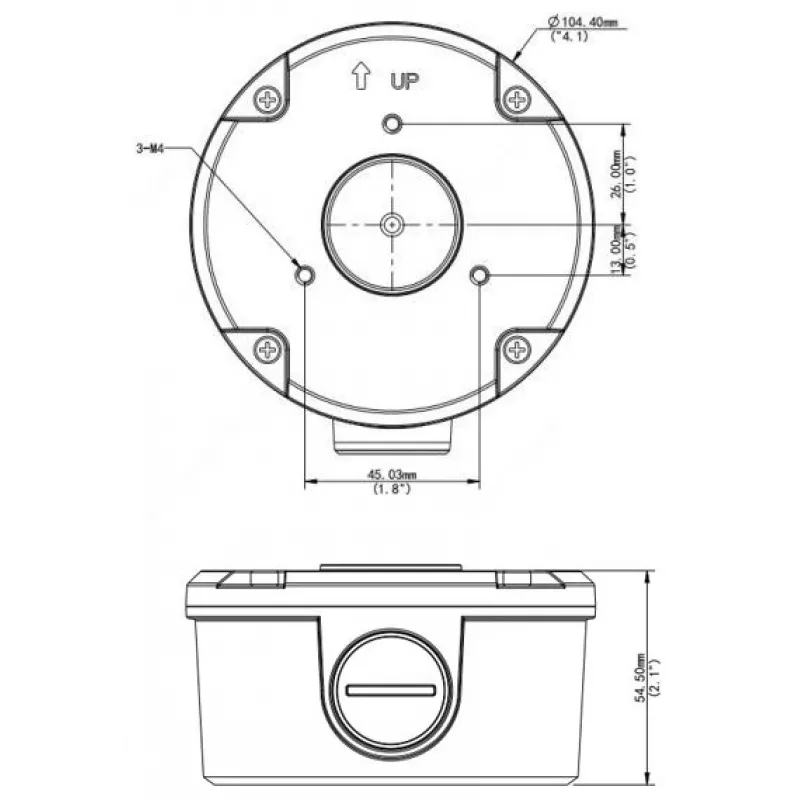 Uniview TR-JB05-B-IN sadales kārba drošības kamerām