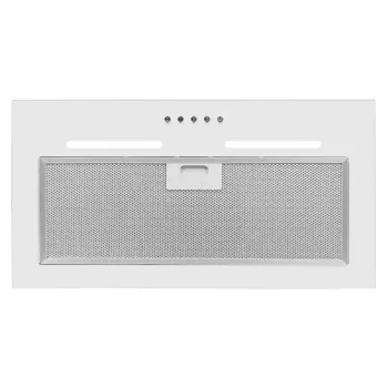 Iebūvējams virtuves tvaika nosūcējs MPM MPM-45-OW-06/W — 450 mm, 645 m³/h, 3 ātrumi, alumīnija tauku filtrs, balts