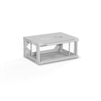 ALANTEC 19 4U 600x450 pie sienas stiprināms skapis, pelēks