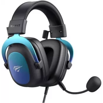 HAVIT H2002U PRO Bluetooth spēļu austiņas ar mikrofonu, melnas/zilas