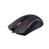 Spēļu pele HAVIT MS1001S V2 optiskais sensors RGB vadu melni pelēka