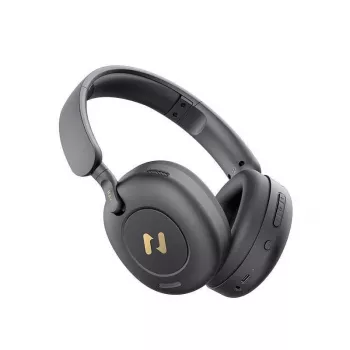 Apkārtējās Bluetooth austiņas HAVIT H655BT PRO — bezvadu audio, iebūvēts mikrofons, melnas