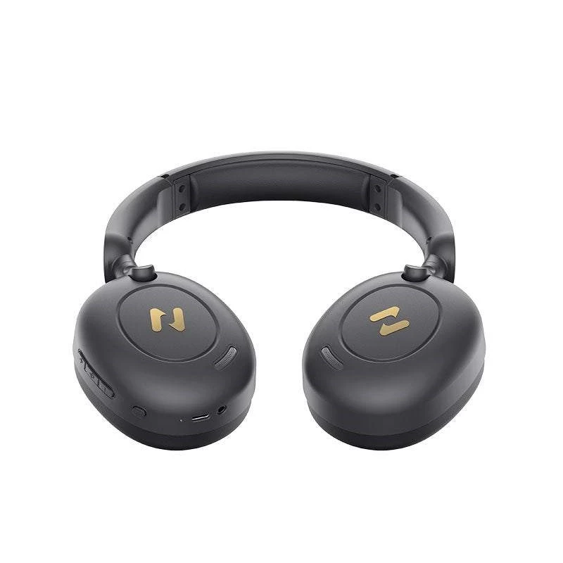 Apkārtējās Bluetooth austiņas HAVIT H655BT PRO — bezvadu audio, iebūvēts mikrofons, melnas