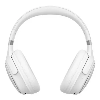 Bezvadu Bluetooth austiņas HAVIT H630BT — uz auss, Bluetooth, iebūvēts mikrofons, balta