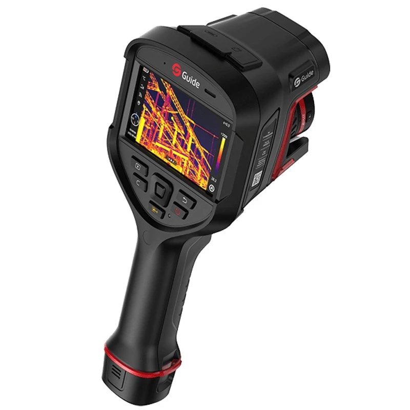 H4 termokamera, 480 x 360 IR, 30 Hz, RP 25°x19°, 4,3 collu skārienekrāna LCD, lāzers, 64 GB, Wi-Fi, Bluetooth, 8 MP, akumulators