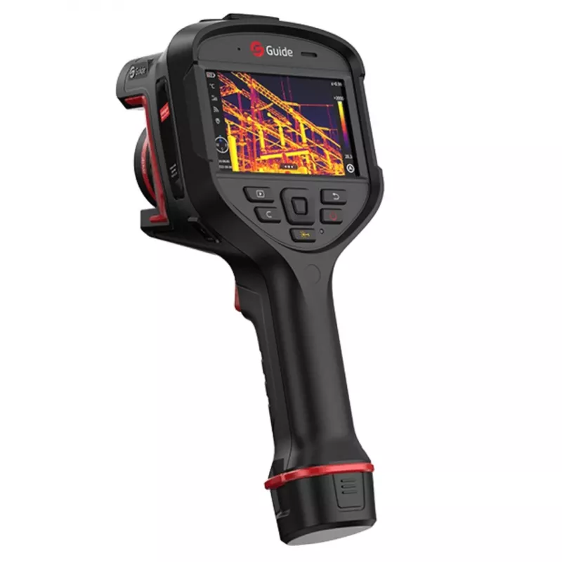 H2 termokamera, IR 256x192, -40~650°C, redzes lauks 25°×19°, 4,3 collu skārienekrāns LCD, lāzers, 5MP, 64GB, Wi-Fi, Bluetooth
