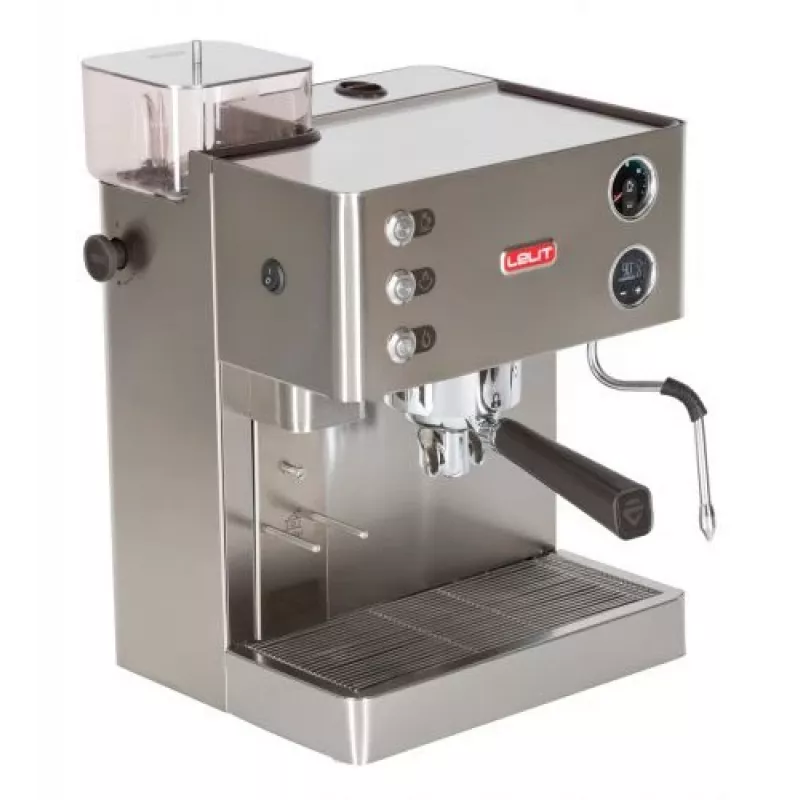 Lelit Kate PL82T, Espresso kafijas automāts, 2,5 l, kafijas pupiņas, malta kafija, iebūvēta dzirnaviņa, 1200 W, nerūsējošais tērauds