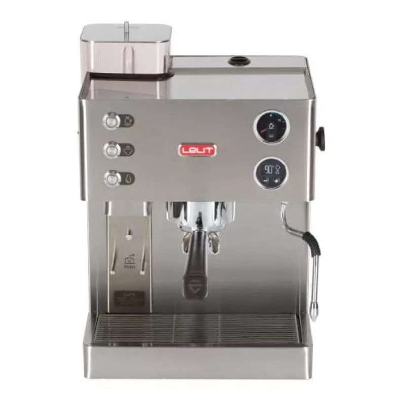 Lelit Kate PL82T, Espresso kafijas automāts, 2,5 l, kafijas pupiņas, malta kafija, iebūvēta dzirnaviņa, 1200 W, nerūsējošais tērauds