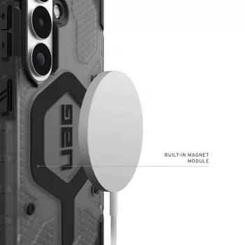 UAG Urban Armor Gear Pathfinder korpuss ar magnēta moduli | Samsung Galaxy S26 | pelnu (pelēks caurspīdīgs)/Melns | 214528113140 (214528113140)
