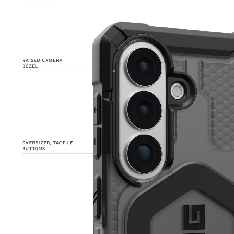 UAG Urban Armor Gear Pathfinder korpuss ar magnēta moduli | Samsung Galaxy S26 | pelnu (pelēks caurspīdīgs)/Melns | 214528113140 (214528113140)