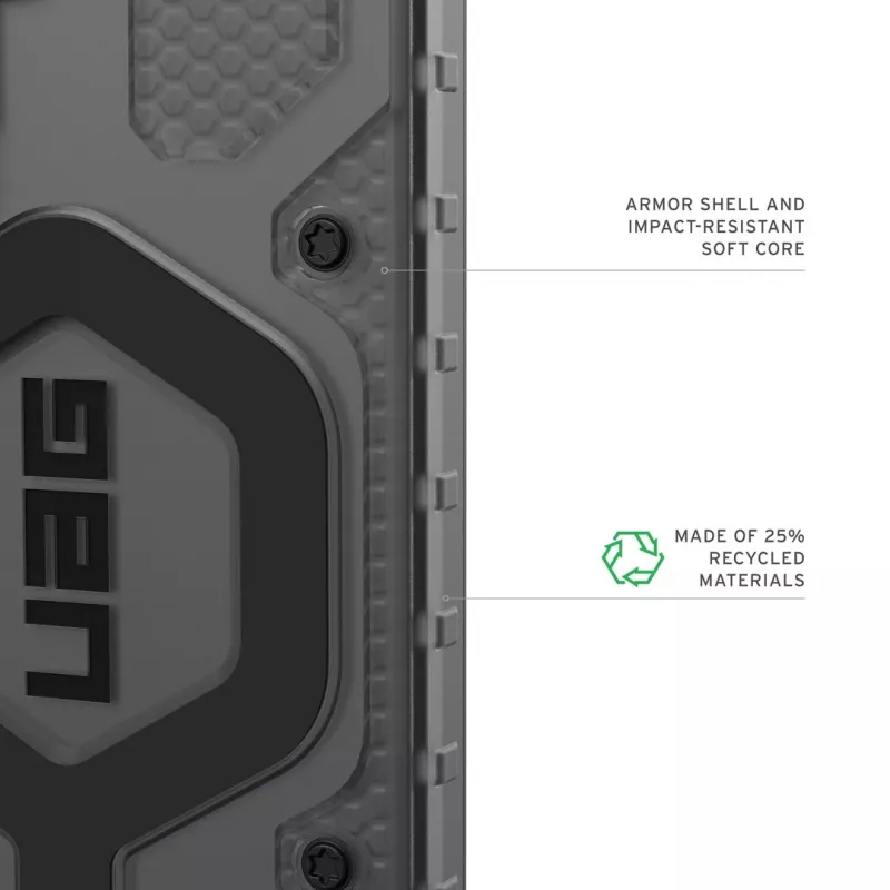 UAG Urban Armor Gear Pathfinder korpuss ar magnēta moduli | Samsung Galaxy S26 | pelnu (pelēks caurspīdīgs)/Melns | 214528113140 (214528113140)