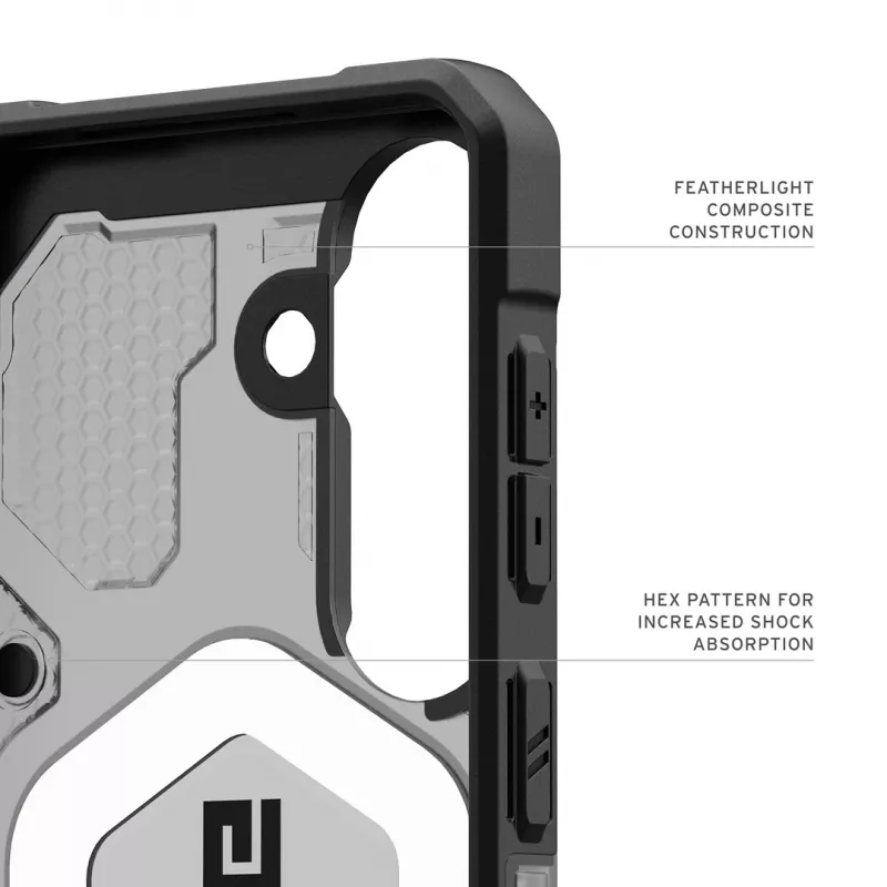 UAG Urban Armor Gear Pathfinder korpuss ar magnēta moduli | Samsung Galaxy S26 | pelnu (pelēks caurspīdīgs)/Melns | 214528113140 (214528113140)