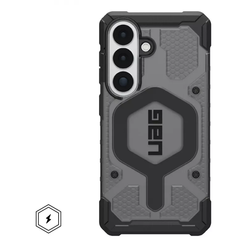 UAG Urban Armor Gear Pathfinder korpuss ar magnēta moduli | Samsung Galaxy S26 | pelnu (pelēks caurspīdīgs)/Melns | 214528113140 (214528113140)