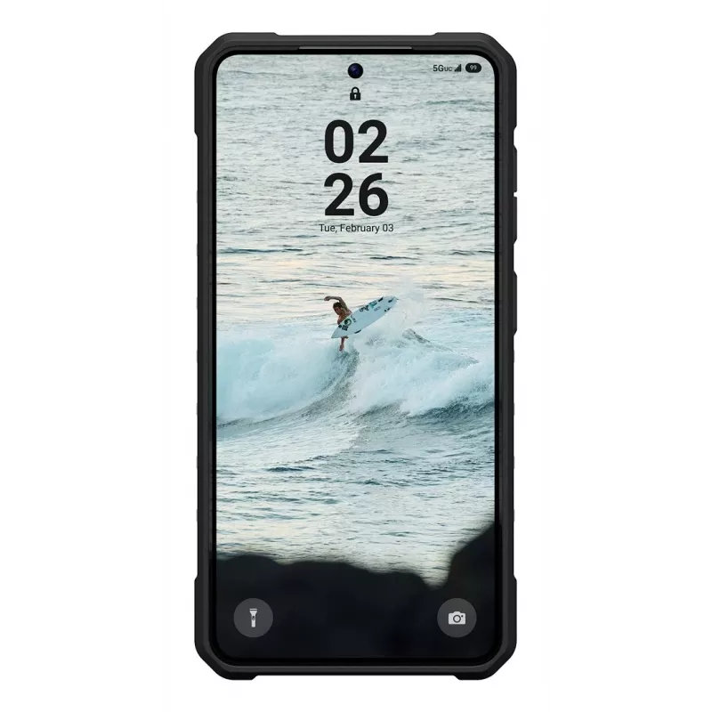 UAG Urban Armor Gear Pathfinder korpuss ar magnēta moduli | Samsung Galaxy S26 | pelnu (pelēks caurspīdīgs)/Melns | 214528113140 (214528113140)