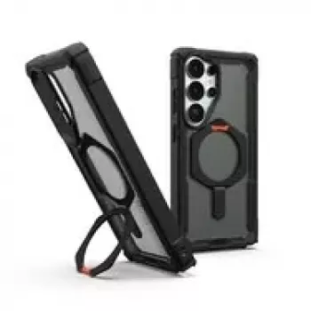 UAG Urban Armor Gear Plasma XTE Kickstand vāciņš ar magnēta moduli | Samsung Galaxy S26 Ultra | Melns/oranžs | 214522114097 (214522114097)