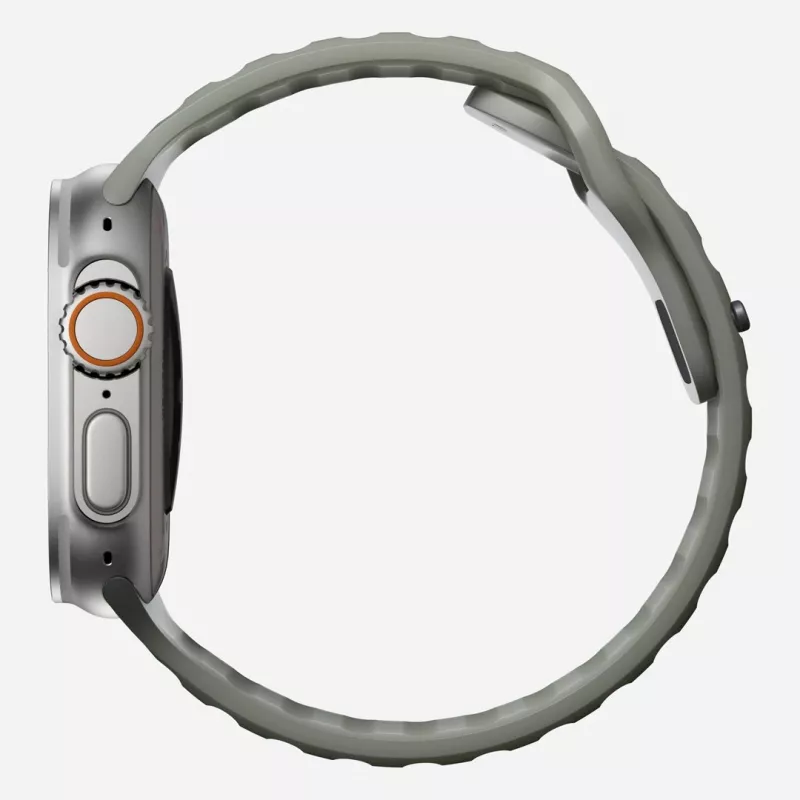 Nomad Sport Band pelēka Rubber for Smartwatch, Width 21.5 mm, Wrist 160–195 mm