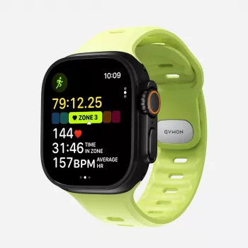 NOMAD Tempo Band - siksna Apple Watch 49mm ar FKM (lumen)