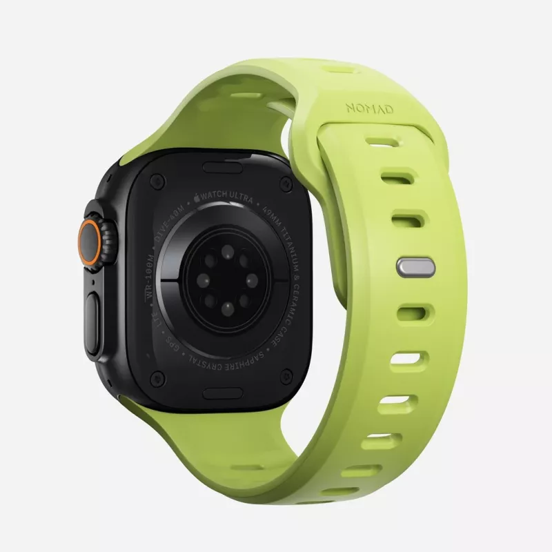 NOMAD Tempo Band - siksna Apple Watch 49mm ar FKM (lumen)