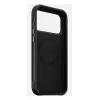 Mobilā tālruņa maciņš Nomad Rugged Leather vāciņš iPhone 17 Pro Max, vāciņš, āda + TPU + PC, piemērots 17,5 cm (6,9 collu) ekrānam, melns