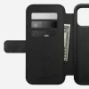 Mobilā tālruņa ādas futlāris Nomad Modern Leather Folio iPhone 17 Pro Max (6,9 collas) brūns, āda/alumīnijs, 4 karšu kabatas