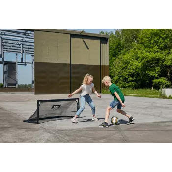 Bērnu brīvstāvošs batuts Salta Techniq — Modelis 5121, Polietilēns/PVC/Tērauds, Rāmja krāsa Melna