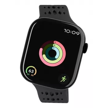 Decoded Silicone Ares O Band - silikona siksniņa Apple Watch 40/42 mm (melna)