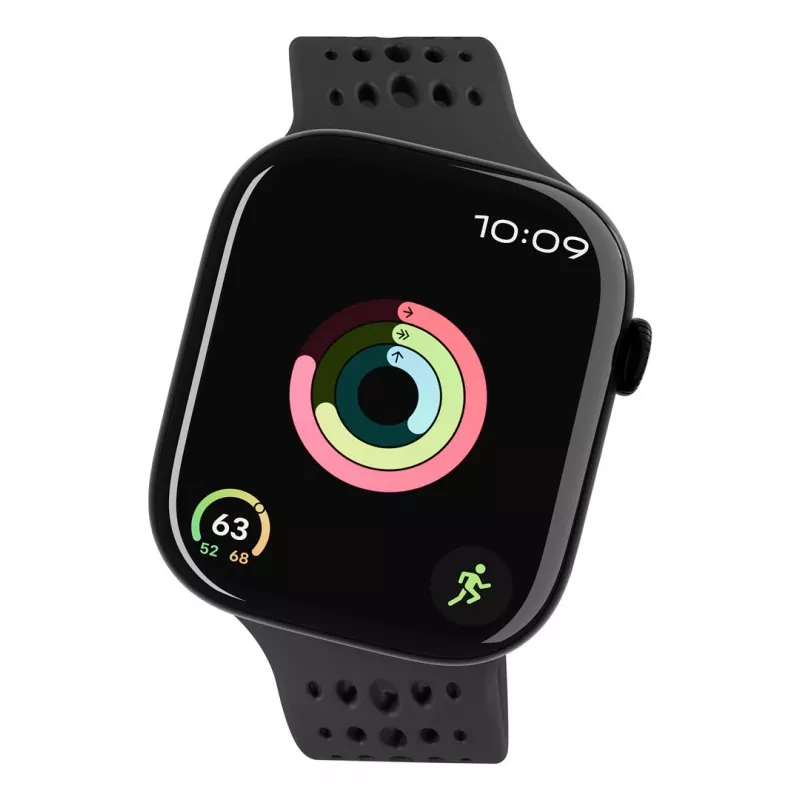 Decoded Silicone Ares O Band - silikona siksniņa Apple Watch 40/42 mm (melna)