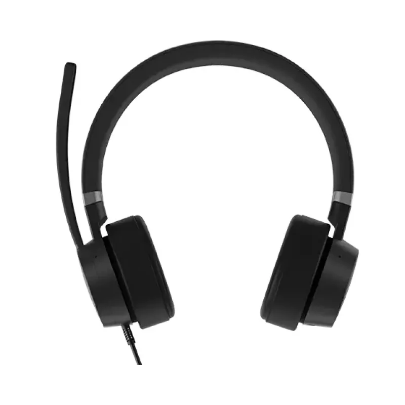Lenovo Go Wired ANC Headset Head-band Car/Home office USB Type-C Melns