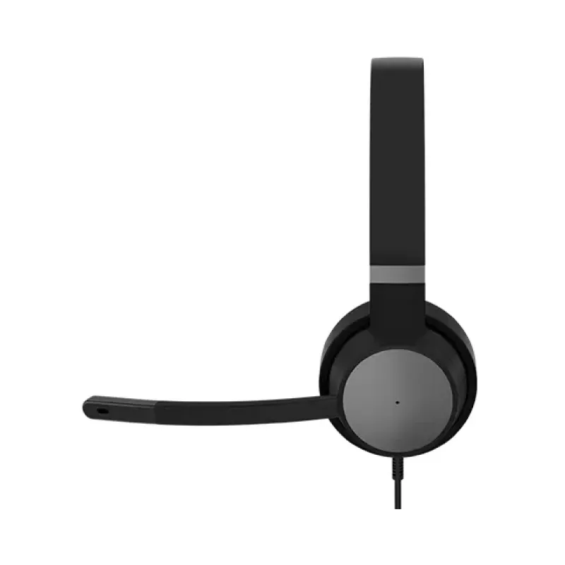 Lenovo Go Wired ANC Headset Head-band Car/Home office USB Type-C Melns