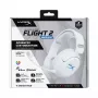 Bezvadu spēļu austiņas KINGSTON HyperX Cloud Flight 2 ar USB-C un Bluetooth, balta krāsa
