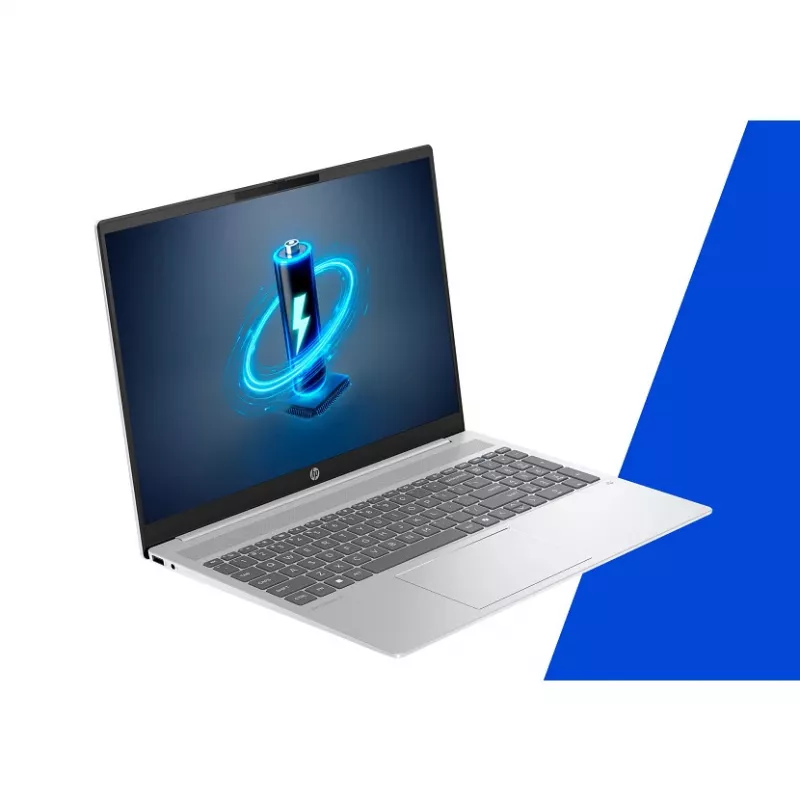 HP OmniBook 5 16-bc1004na AMD Ryzen™ 5 8540U klēpjdators 40,6 cm (16 collas) 2K 16 GB LPDDR5-SDRAM 512 GB SSD Wi-Fi 6 (802.11ax) Windows 11 Home sudrabains