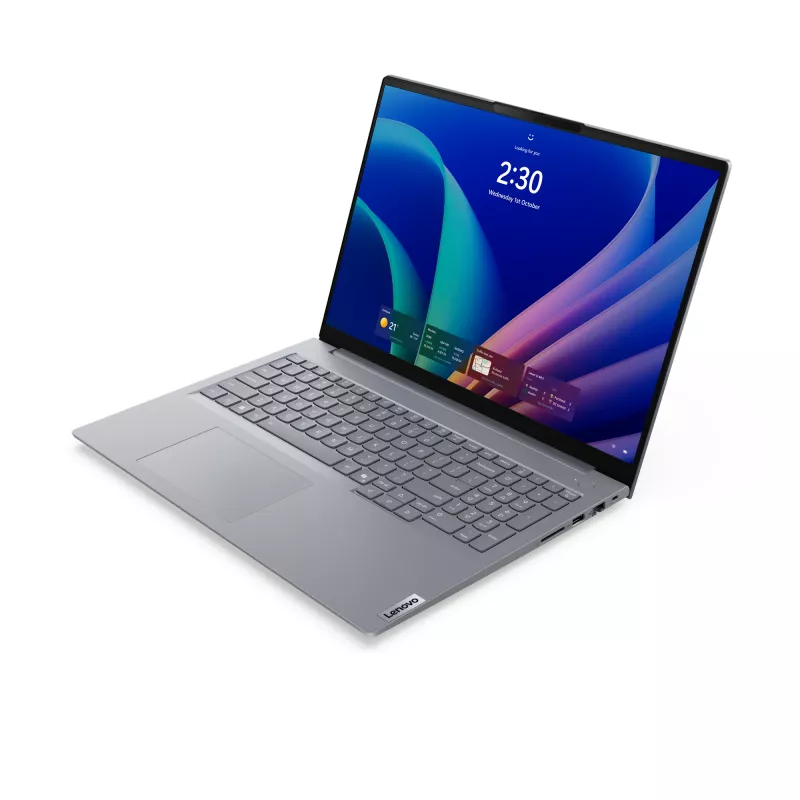 Lenovo ThinkBook 16 G9 IPL Copilot+ PC Intel Core Ultra 7 355 klēpjdators 40,6 cm (16 collas) WUXGA 32 GB DDR5-SDRAM 1 TB SSD Wi-Fi 7 (802.11be) Windows 11 Pro German pelēka