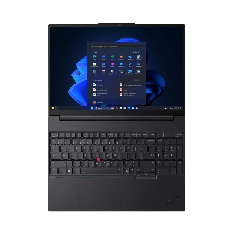 Lenovo ThinkPad E16 Gen 3 portatīvais dators, Intel Core Ultra 5 228V, 16 collu WUXGA, 32GB RAM, 512GB SSD, Windows 11 Pro, ziemeļvalstu tastatūra