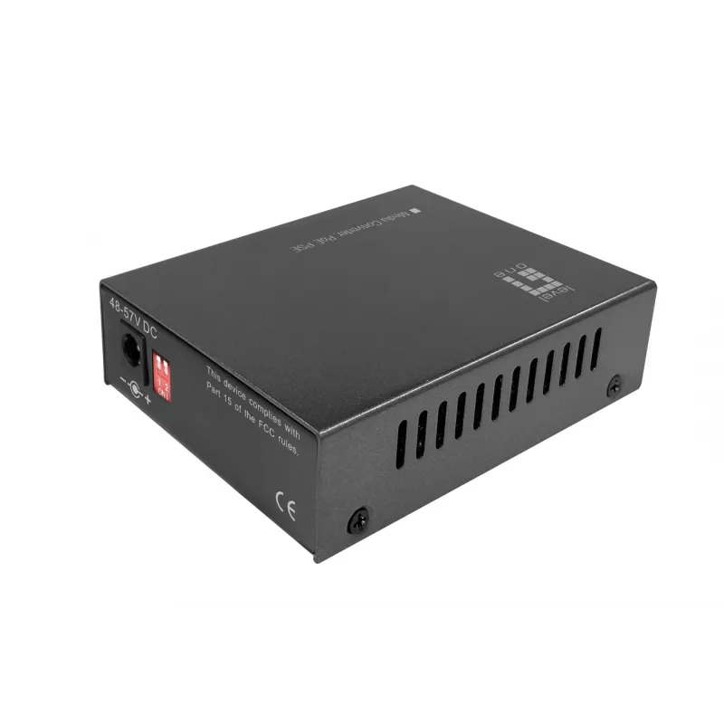 LevelOne RJ45 uz SFP Gigabit multivides pārveidotājs, PoE PSE