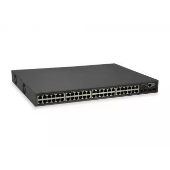 LevelOne 52 portu L3 Lite pārvaldīts gigabitu PoE slēdzis, 4 x 10GbE SFP+, 48 PoE izejas, 400 W PoE jaudas budžets