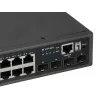 LevelOne 52 portu L3 Lite pārvaldīts gigabitu PoE slēdzis, 4 x 10GbE SFP+, 48 PoE izejas, 400 W PoE jaudas budžets