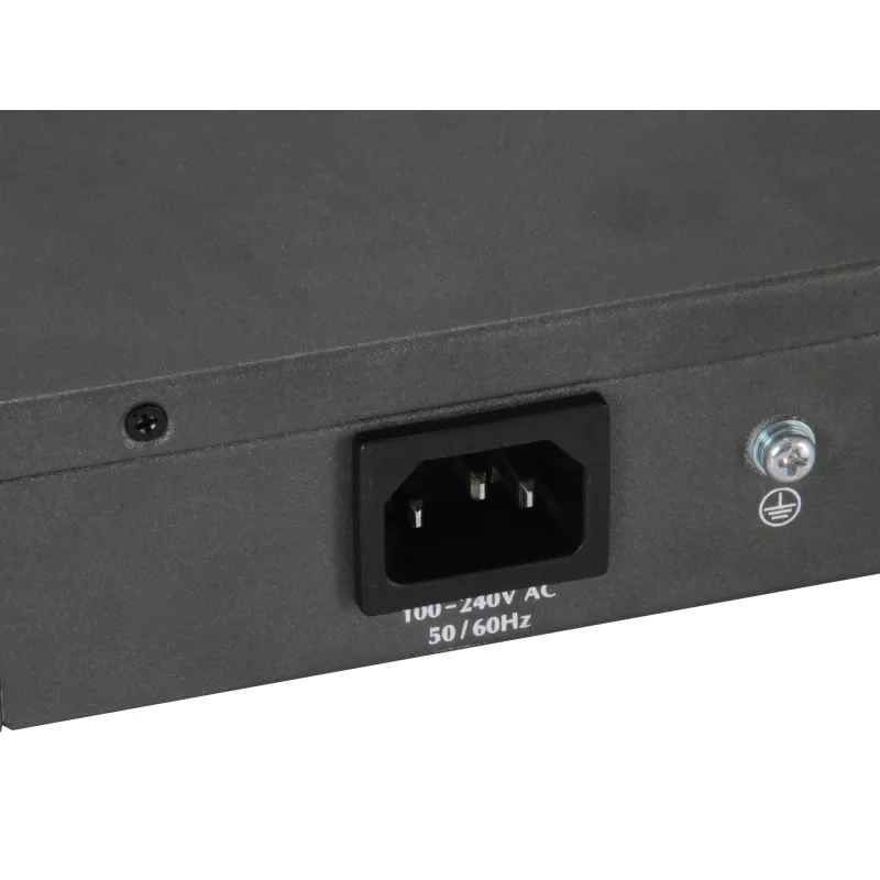 LevelOne 52 portu L3 Lite pārvaldīts gigabitu PoE slēdzis, 4 x 10GbE SFP+, 48 PoE izejas, 400 W PoE jaudas budžets