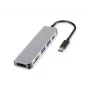 Conceptronic DONN02G klēpjdatora dokstacija/portu replikators USB 3.2 Gen 1 (3.1 Gen 1) Type-C Alumīnijs