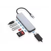 Conceptronic DONN02G klēpjdatora dokstacija/portu replikators USB 3.2 Gen 1 (3.1 Gen 1) Type-C Alumīnijs