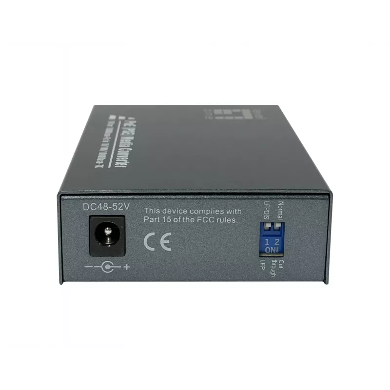 LevelOne RJ45 uz SC Gigabit multivides pārveidotājs, PoE PSE, vienmoda šķiedra, 20km